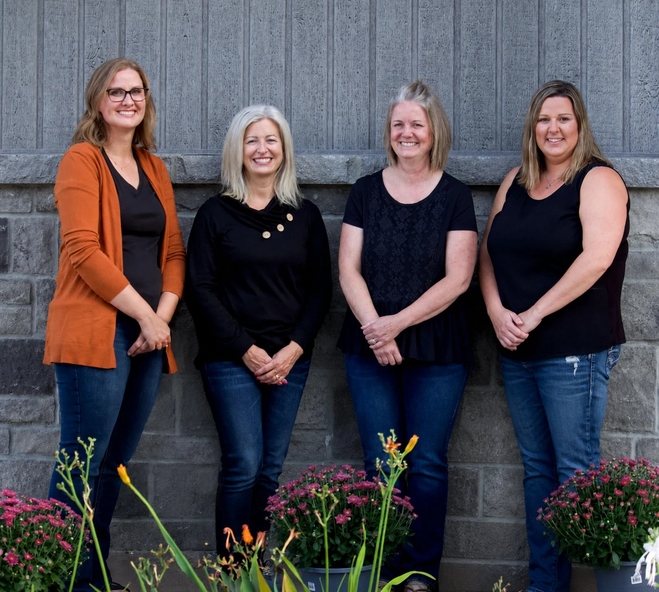 The Wellness Dental Hygiene team outside the clinic
